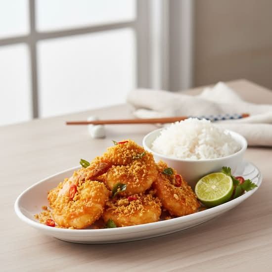 132. Deep-Fried Prawn with Salted Egg Yolk 金沙蝦球